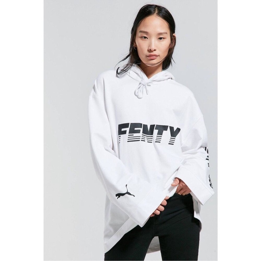 Fenty Beauty Bold White Hoodie